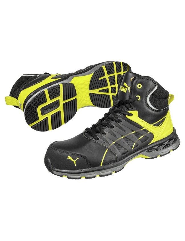 Работни боти Puma Velocity 2.0 Mid S3 жълти ESD