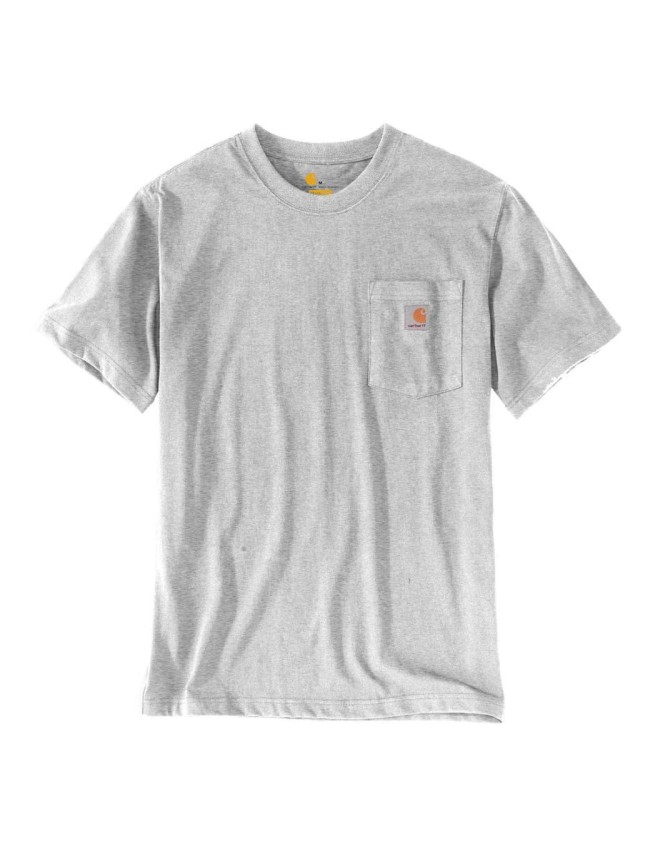 Тениска Carhartt K87 Heavyweight Pocket S/S