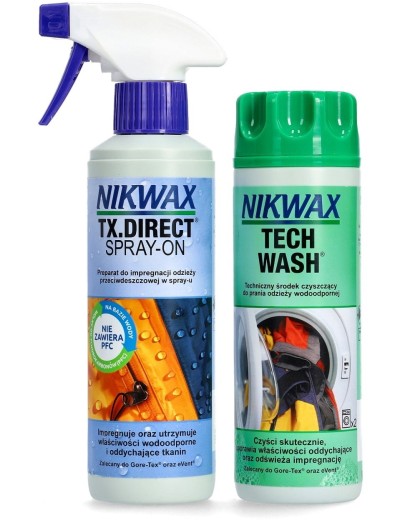 Комплект Nikwax Twin: Tech Wash + TX.Direct Spray On