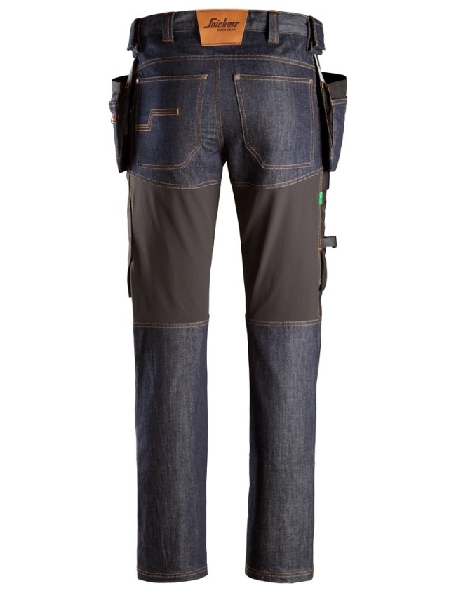 Работни панталони Snickers 6955 Denim FlexiWork+
