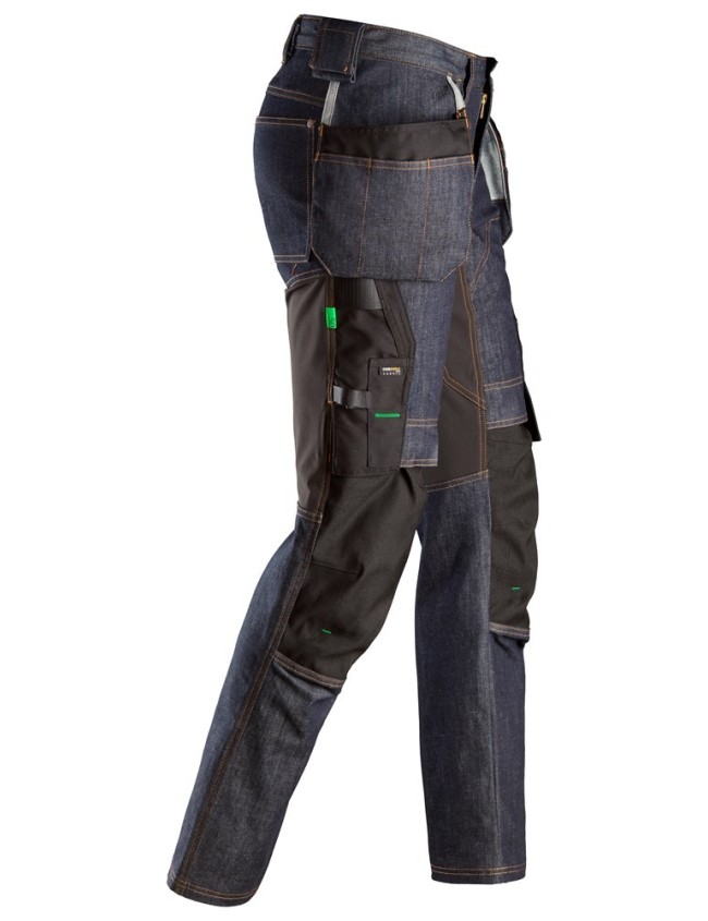 Работни панталони Snickers 6955 Denim FlexiWork+