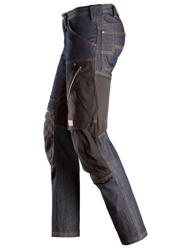 Работни панталони Snickers 6956 Denim FlexiWork+