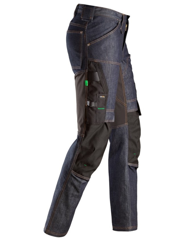 Работни панталони Snickers 6956 Denim FlexiWork+