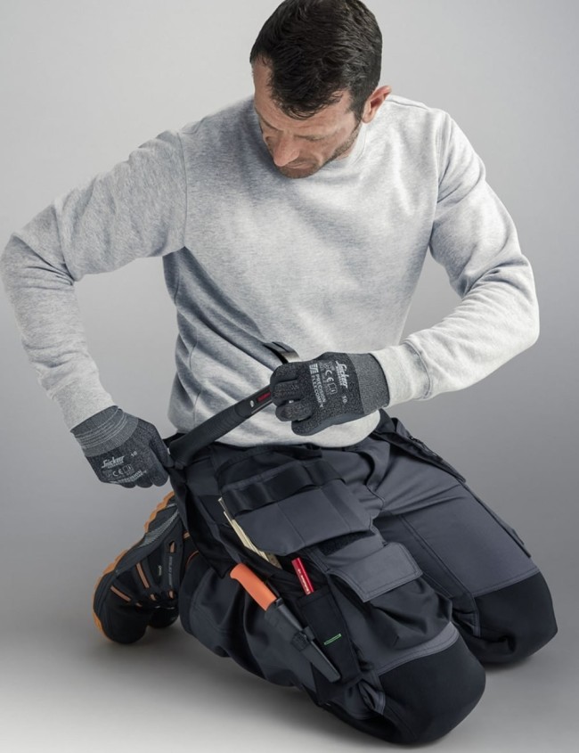 Работни панталони Snickers 6923 FlexiWork+ Kevlar®