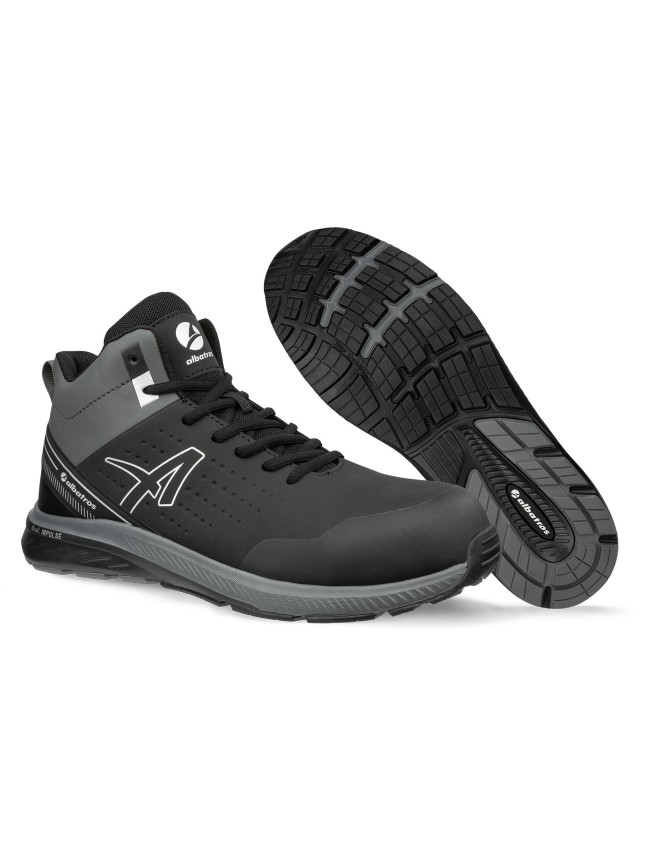 Високи работни обувки Albatros Vigor 2 black mid S3