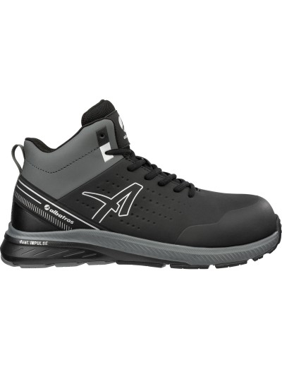 Високи работни обувки Albatros Vigor 2 black mid S3