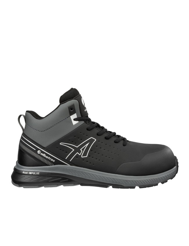 Високи работни обувки Albatros Vigor 2 black mid S3