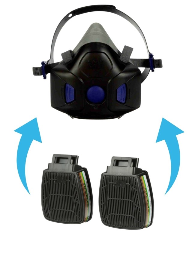 Филтър за маска 3M D8094 Secure Click ABEK1P3