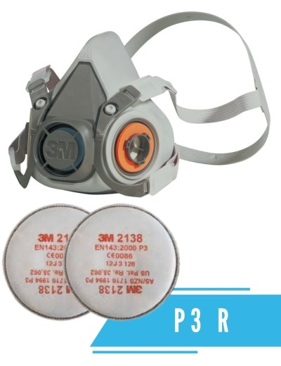 Полумаска 3M 6000 за заваряване комплект 3M 2138