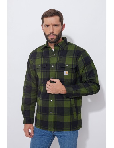 Работна риза топлоизолирана Carhartt Heavyweight Flannel Sherpa