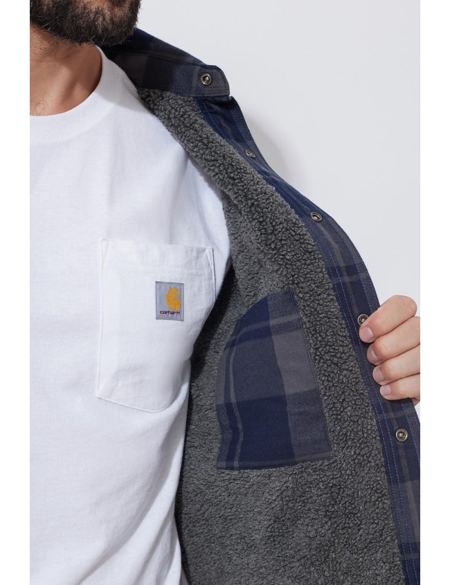 Работна риза топлоизолирана Carhartt Heavyweight Flannel Sherpa