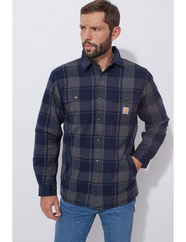 Работна риза топлоизолирана Carhartt Heavyweight Flannel Sherpa