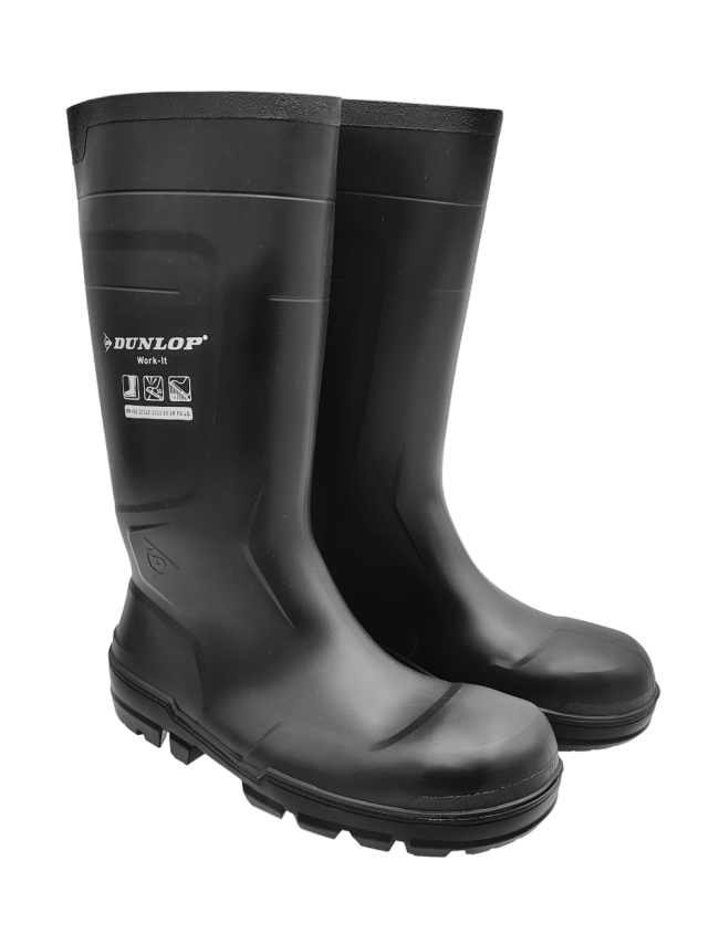 Работни гумени ботуши с бомбе Dunlop Full S5