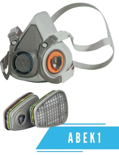 Полумаска 3M с филтри 3M 6059 ABEK1