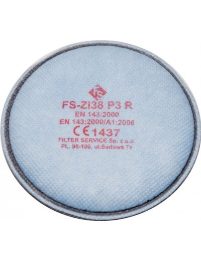 Прахов филтър за маска P3 с активен въглен FS-ZI38 P3 R
