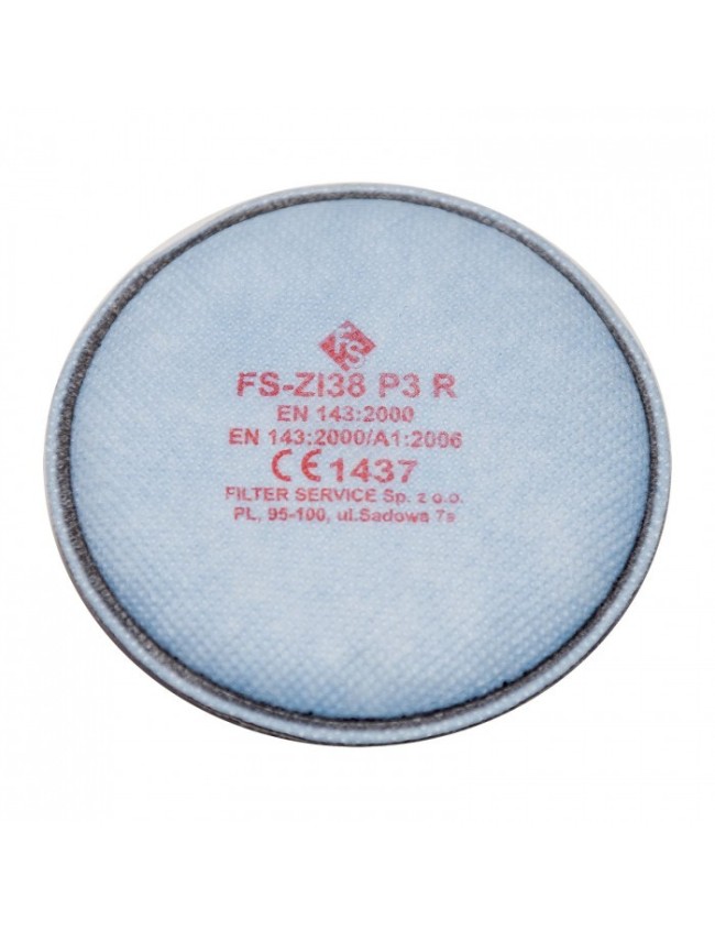Прахов филтър за маска P3 с активен въглен FS-ZI38 P3 R