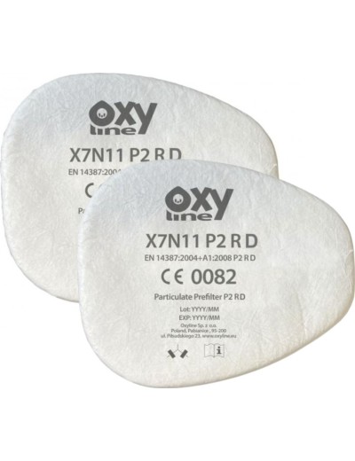 Прахов филтър за маска P2 OXYPRO X7N11 P2 R