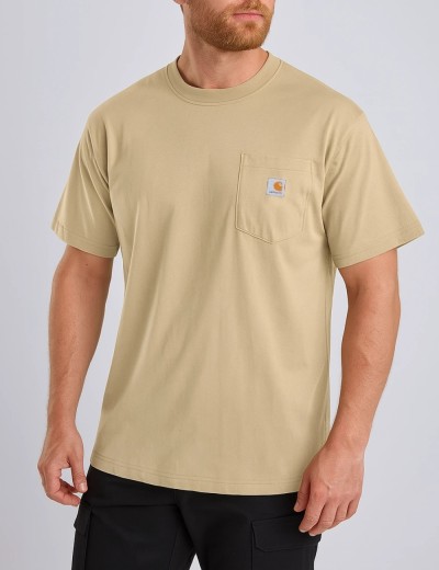 Тениска Carhartt K87 Heavyweight Pocket S/S