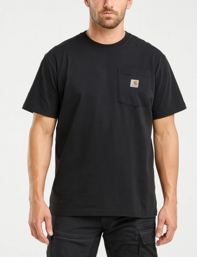 Тениска Carhartt K87 Heavyweight Pocket S/S