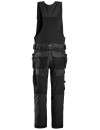 Работни Гащеризони с тиранти Snickers 6014 Canvas Stretch