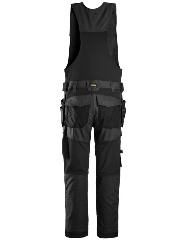 Работни Гащеризони с тиранти Snickers 6014 Canvas Stretch