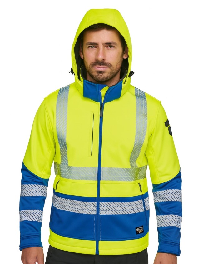 Сигнално softshell яке Sir Safety Starmax