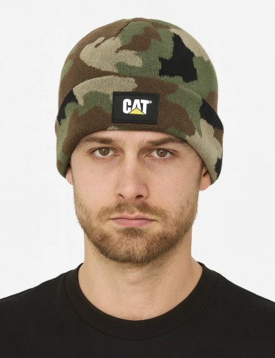 Зимна шапка CAT Label Cuff