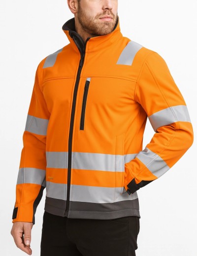 Сигнално Softshell яке Snickers 1230