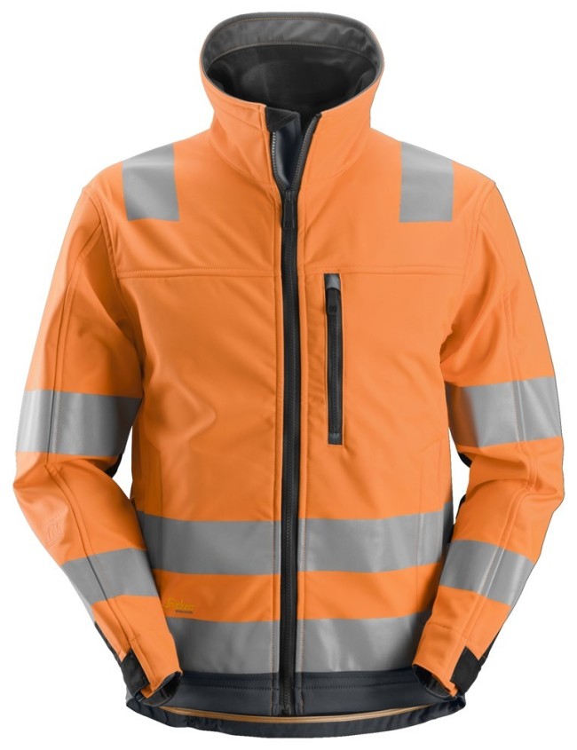 Сигнално Softshell яке Snickers 1230