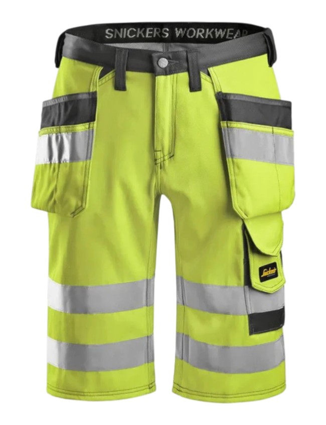 Къси работни панталони Snickers Workwear 3033 Hi-Vis