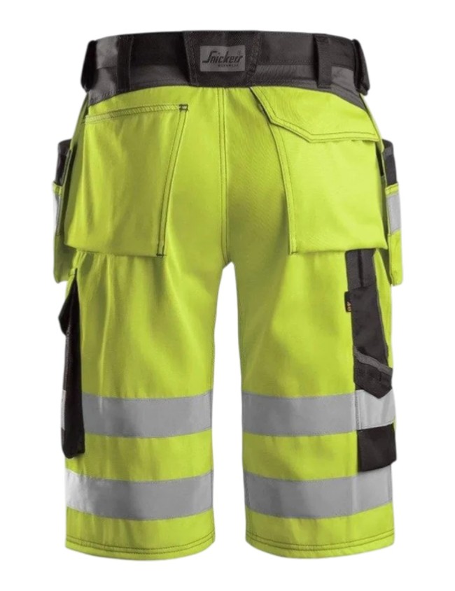 Къси работни панталони Snickers Workwear 3033 Hi-Vis