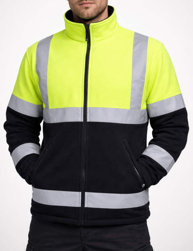 Сигнално поларно яке BoSafety Fleece C2
