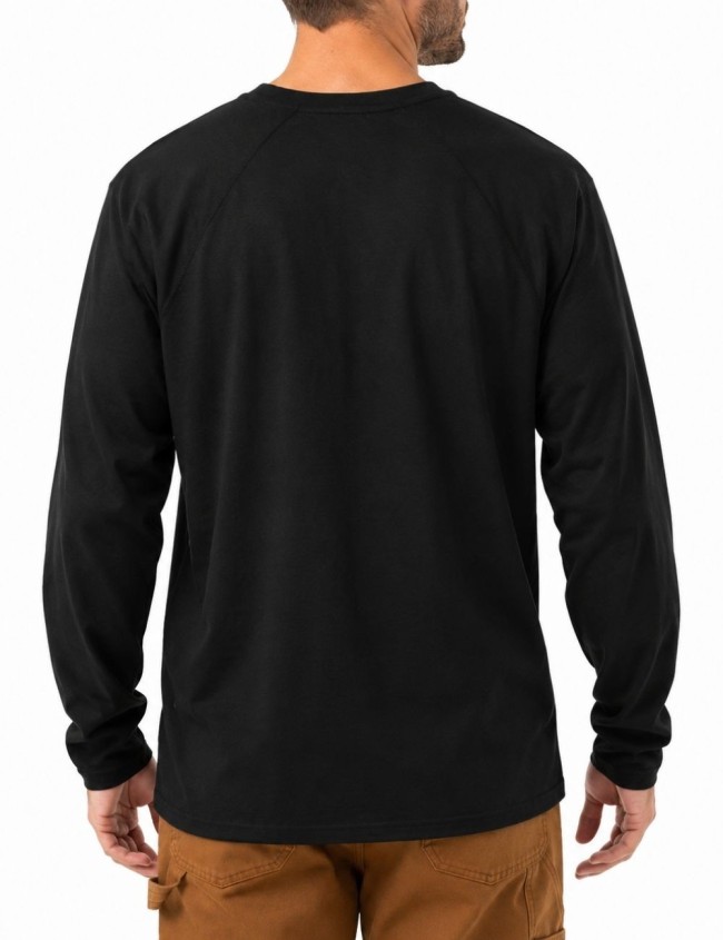 Работна тениска с дълъг ръкав Carhartt Midweight Pocket