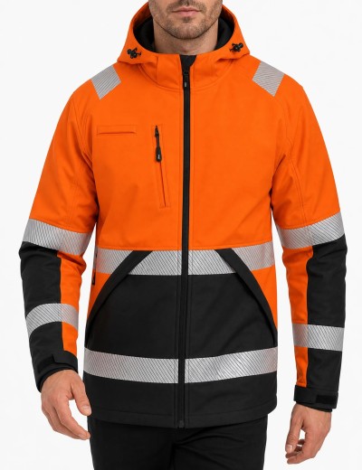 Сигнално ватирано яке Valencia C2 | Balticworkwear.bg