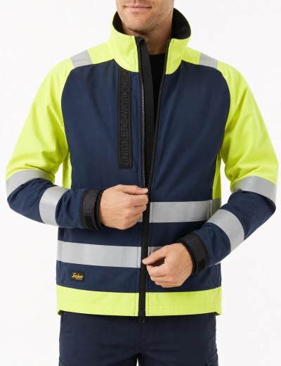 Сигнално Softshell яке Snickers 1539