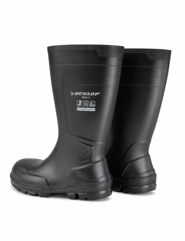 Работни гумени ботуши с бомбе Dunlop Full S5