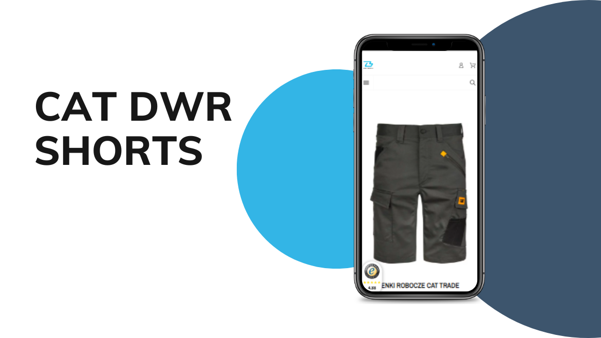 Преглед на разтегливи работни шорти Cat DWR